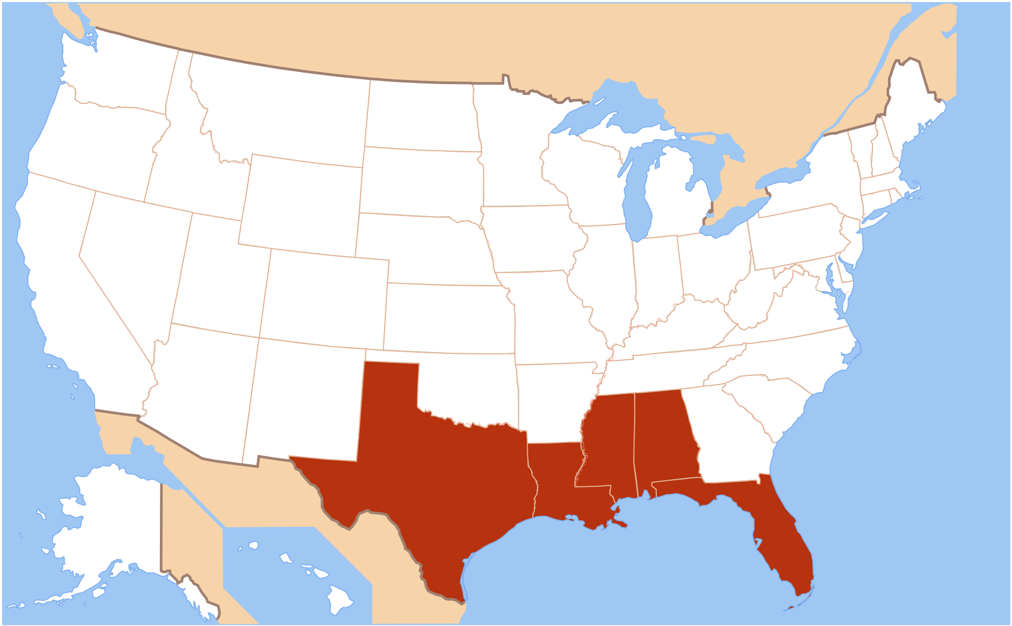 Техас сколько штатов. Штат Техас на карте Америки Соединенных Штатов. Штат Техас границы. Где находится штат Техас на карте США. Границы штата Техас на карте.