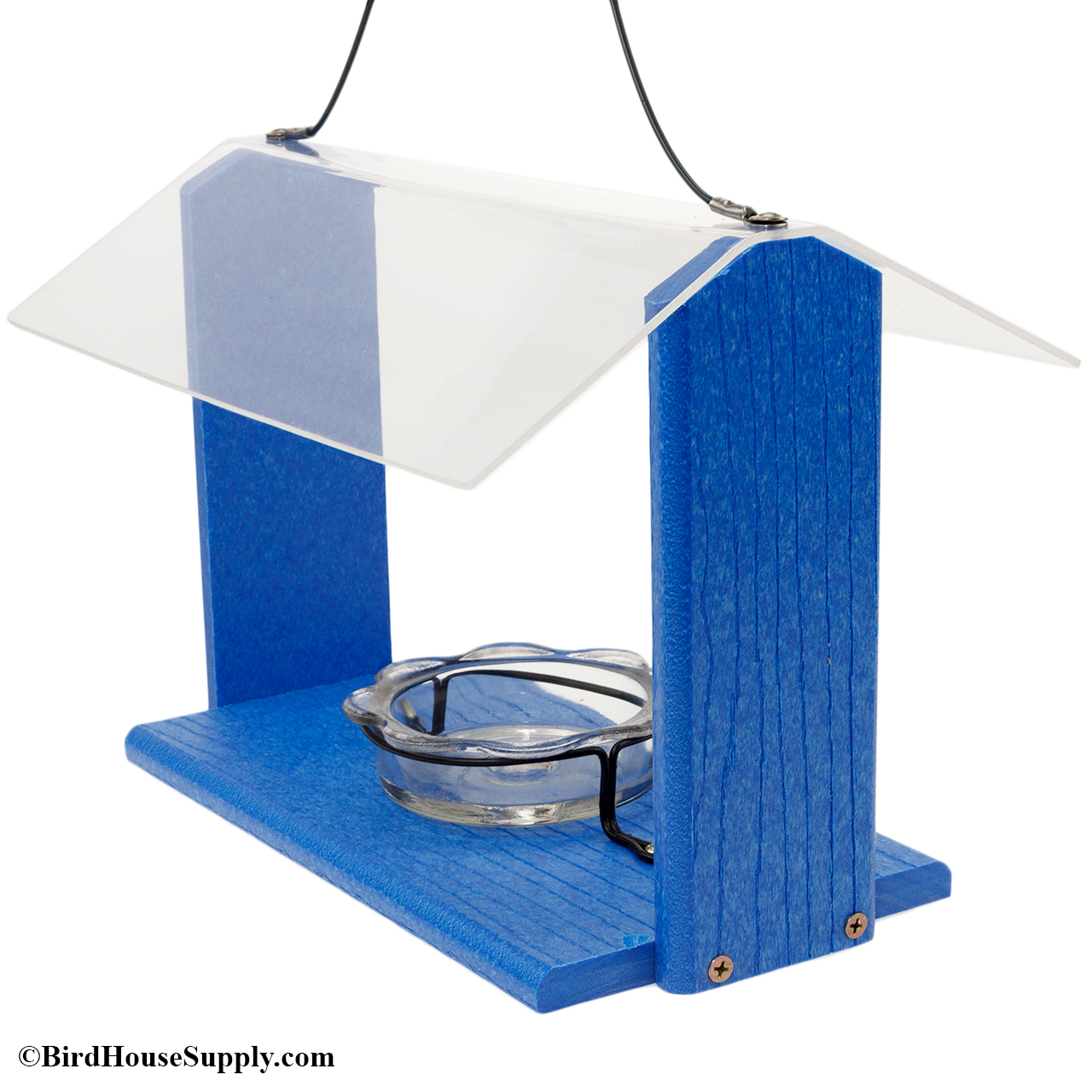 Woodlink Going Green Bluebird Feeder ƒ Beautiful Blue Recycled
