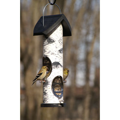 Woodlink Recycled Plastic Seed Tube Feeder - Faux Birch
