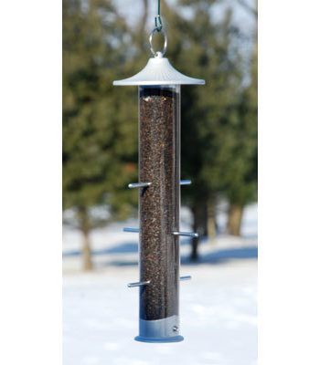 Woodlink Tails Up Upside Down Thistle Tube Feeder