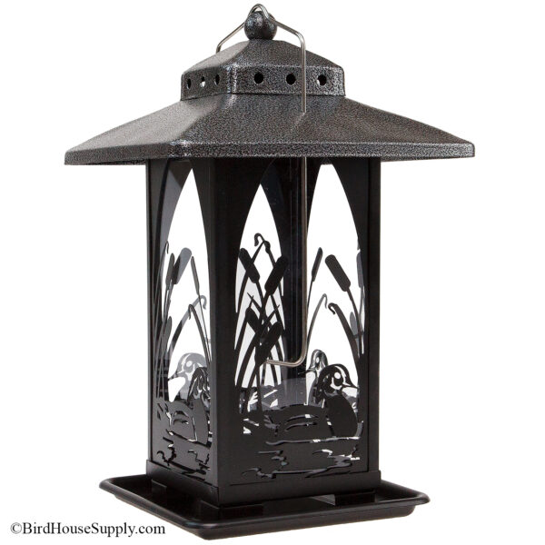 Woodlink Metal Lantern Bird Feeder - Decorative Duck Design