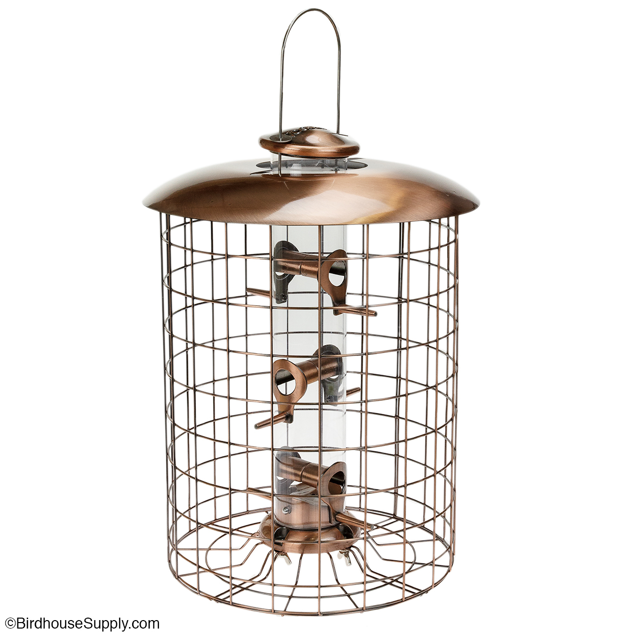 Copper bird feeder by Woodlink from