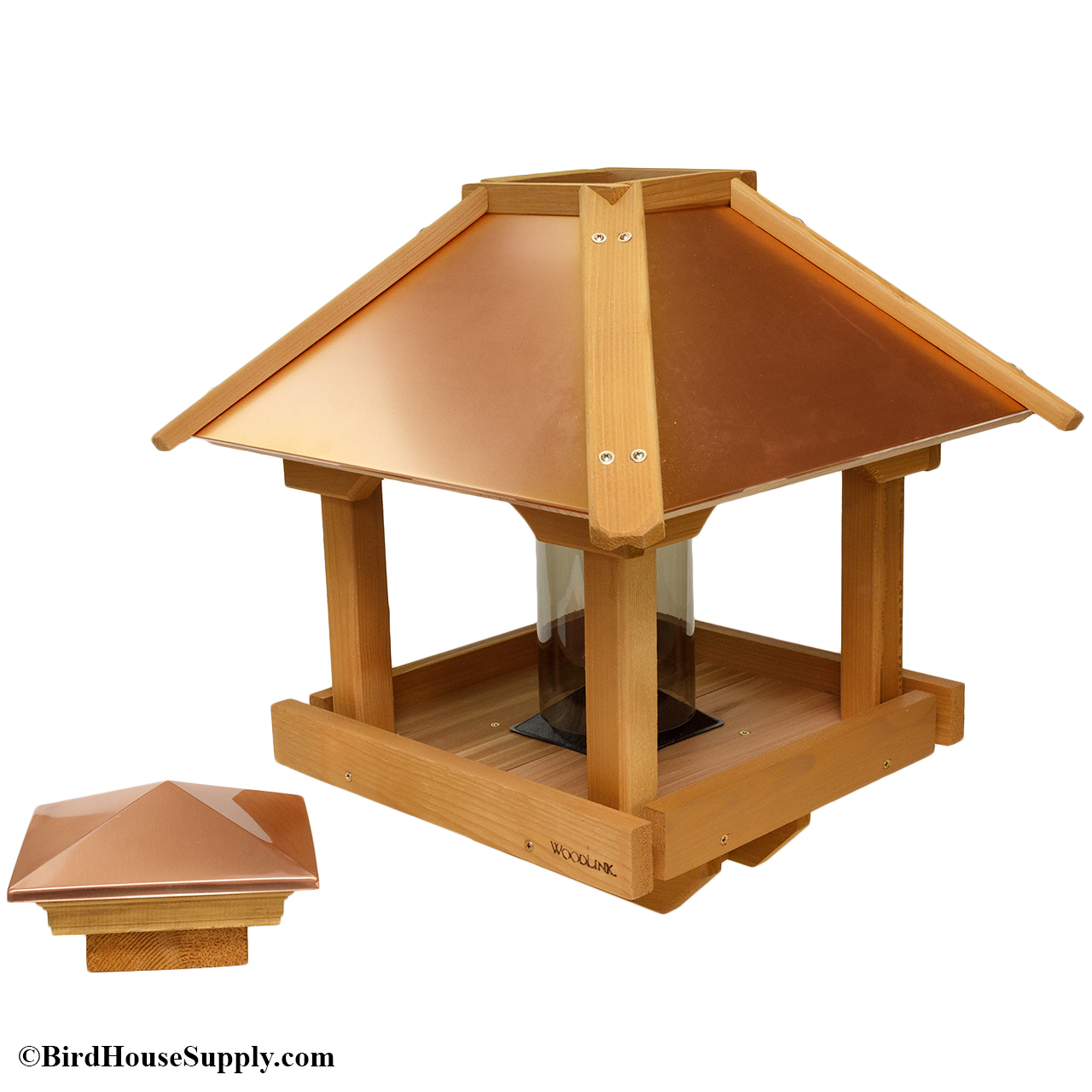 Luxurious Gazebo Bird Feeder by Woodlink with Copper Top