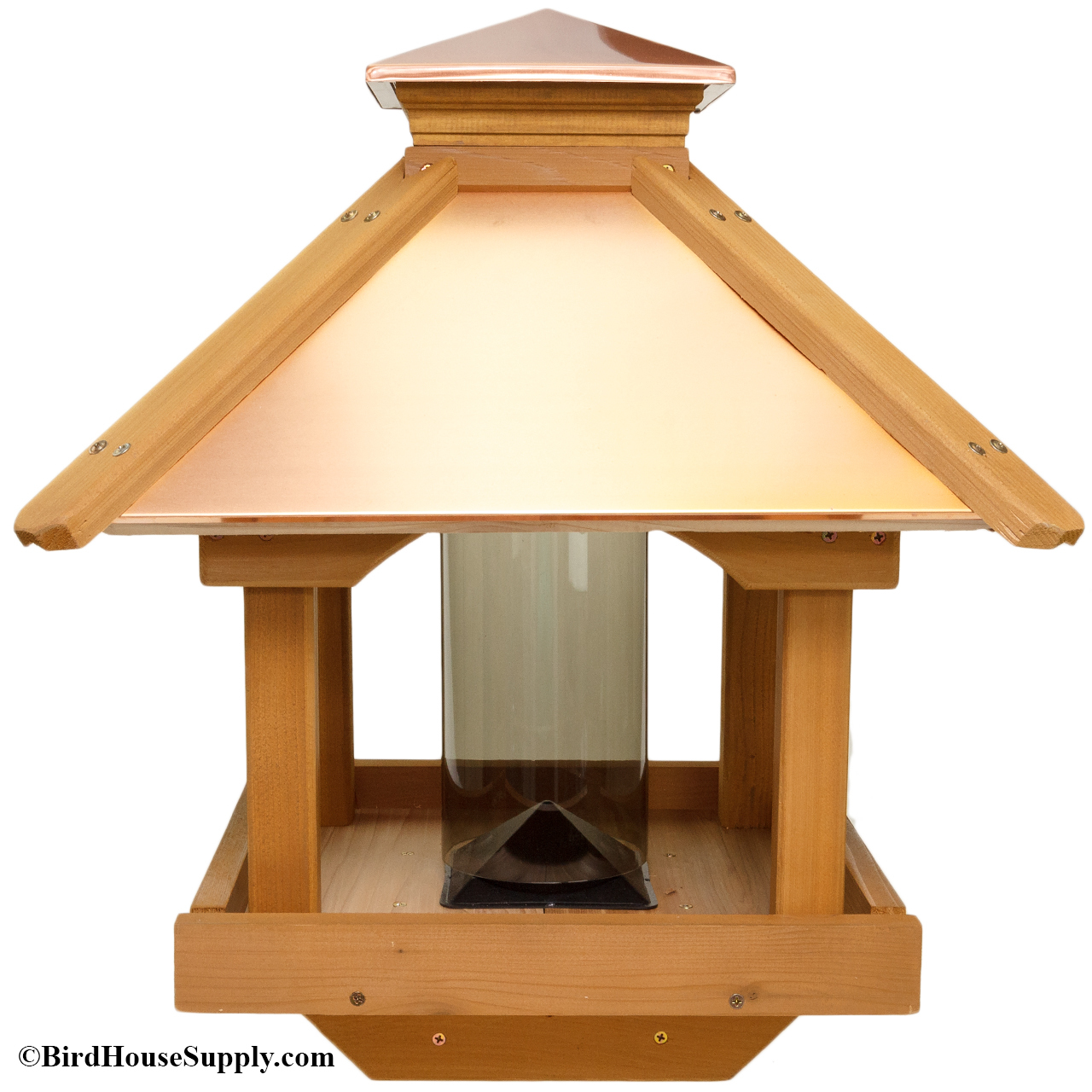 Luxurious Gazebo Bird Feeder by Woodlink with Copper Top