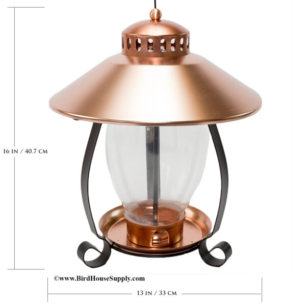 Woodlink Copper-Finish Lantern Bird Feeder