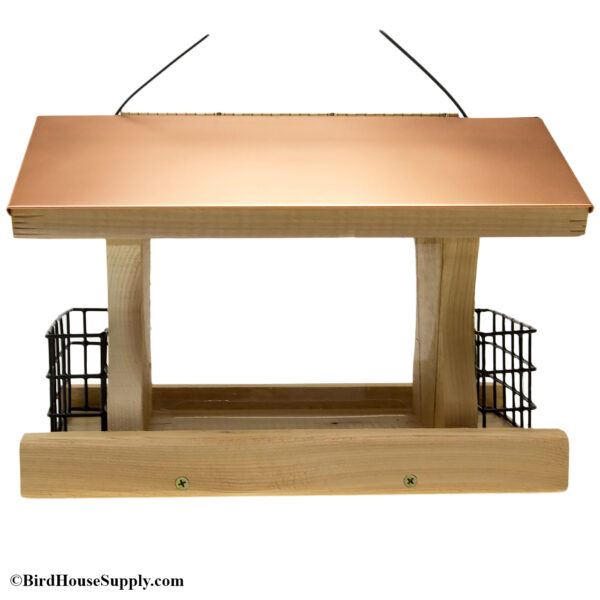 Woodlink Coppertop Ranch-Style Bird Feeder with Suet Cages