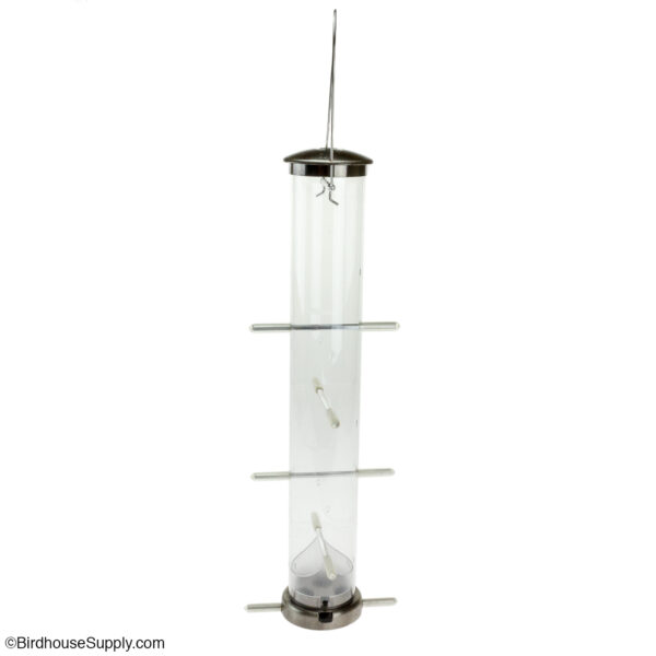 Aspects Thistle Seed Feeder in Brushed Nickel - Large