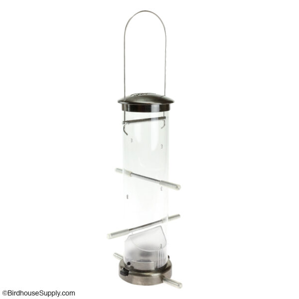 Aspects Tube Feeder with Nickel Quick Clean Base - Small