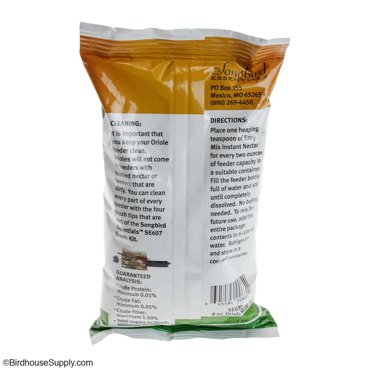 All Natural Songbird Essentials Oriole Nectar Powder