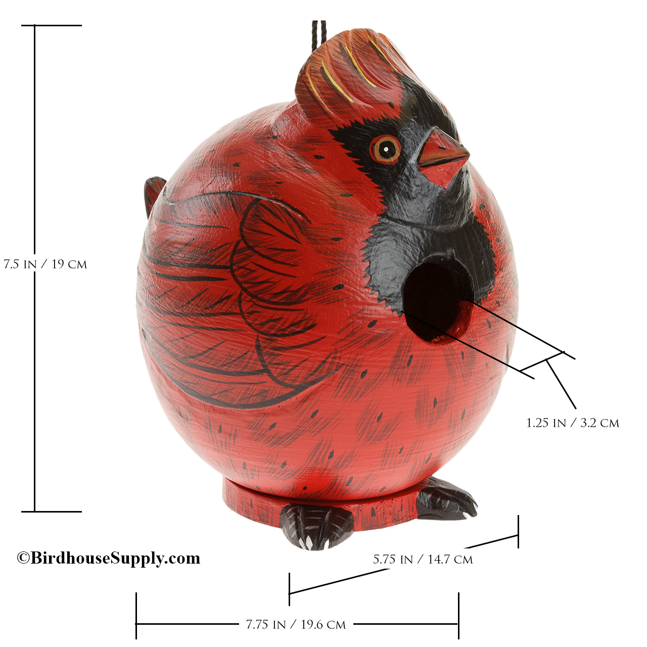 Details about     Gord-O Birdhouse   Bass  Hand-carved & Painted  SE3880055 