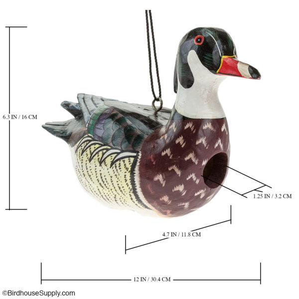 Songbird Essentials Decorative Birdhouse - Wood Duck