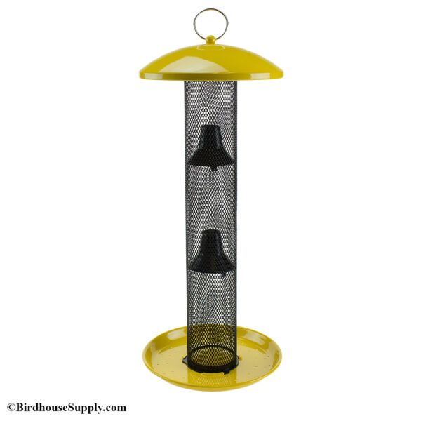 No-No Yellow Straight Sided Finch Feeder