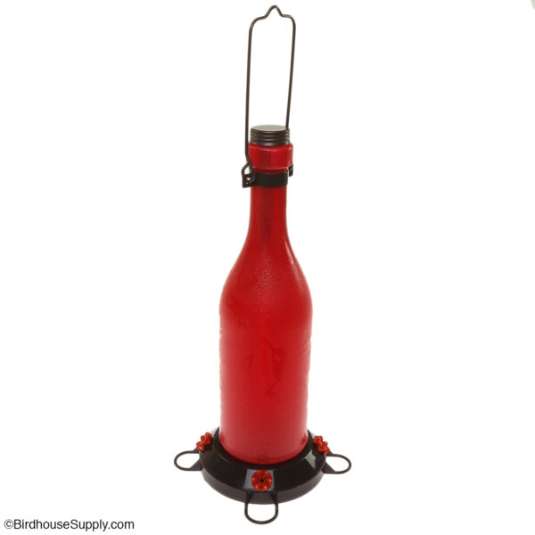 Wine Bottle Hummingbird Feeder - Plastic
