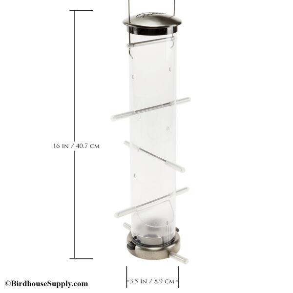 Aspects Nyjer Medium Tube Feeder with Quick Clean Base