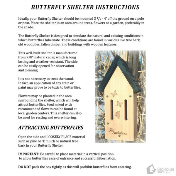 Woodlink Butterfly Shelter House