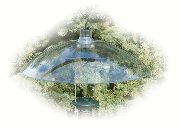 Woodlink 16 in Clear Hang/Mount Weather Shield/Sq Baffle