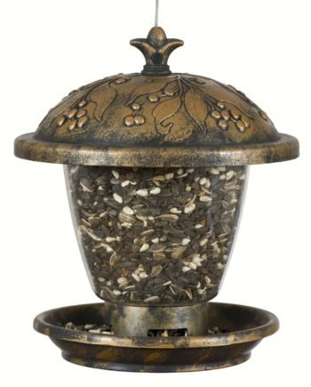 Perky Pet Holly Berry Gilded Chalet Feeder