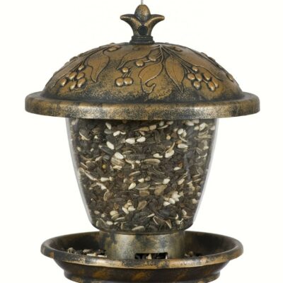 Perky Pet Holly Berry Gilded Chalet Feeder