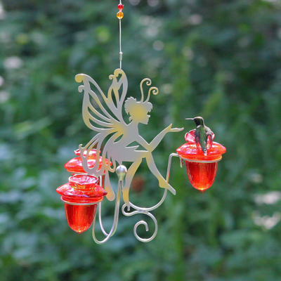 Perky Pet Fairy Dust Glass Hummingbird